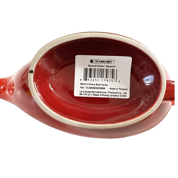 NEW Le Creuset CERISE Gravy Boat 460ml - Picture 5 of 7